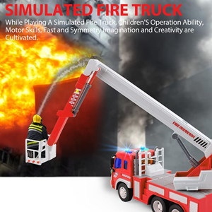 ماشین بالابر آتش نشانی اسباب بازی موزیکال 1:16 FIREFIGHTER_اسباب بازی